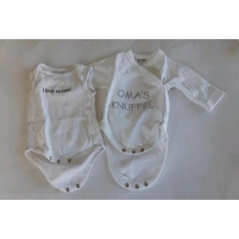 Baby kleertjes maat 50 en 56