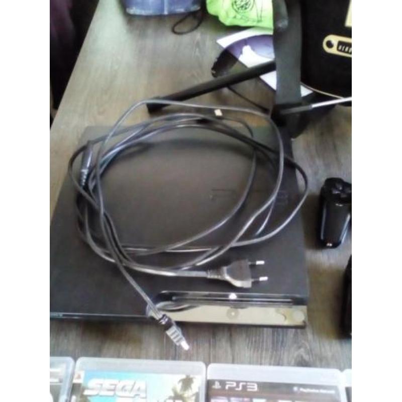 Zeer complete PS3 met Guitar Hero en U draw gametablet