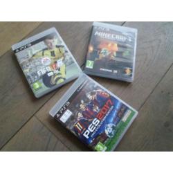 Ps3 met 2 controls met 3 spellen