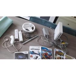 De wii met diverse spellen, zoals skylanders