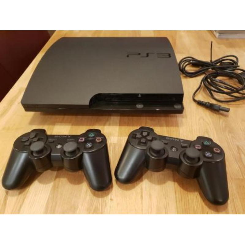 PS3 320Gb Slim 2Controllers 7Games + Disney Infinity game