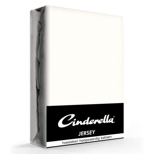 Cinderella Jersey Hoeslaken Ivory-160 x 210/220 cm