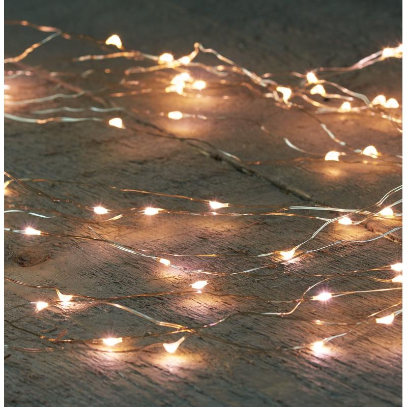 Anna's Collection Cascade draadverlichting - 64 led lampjes - warm wit